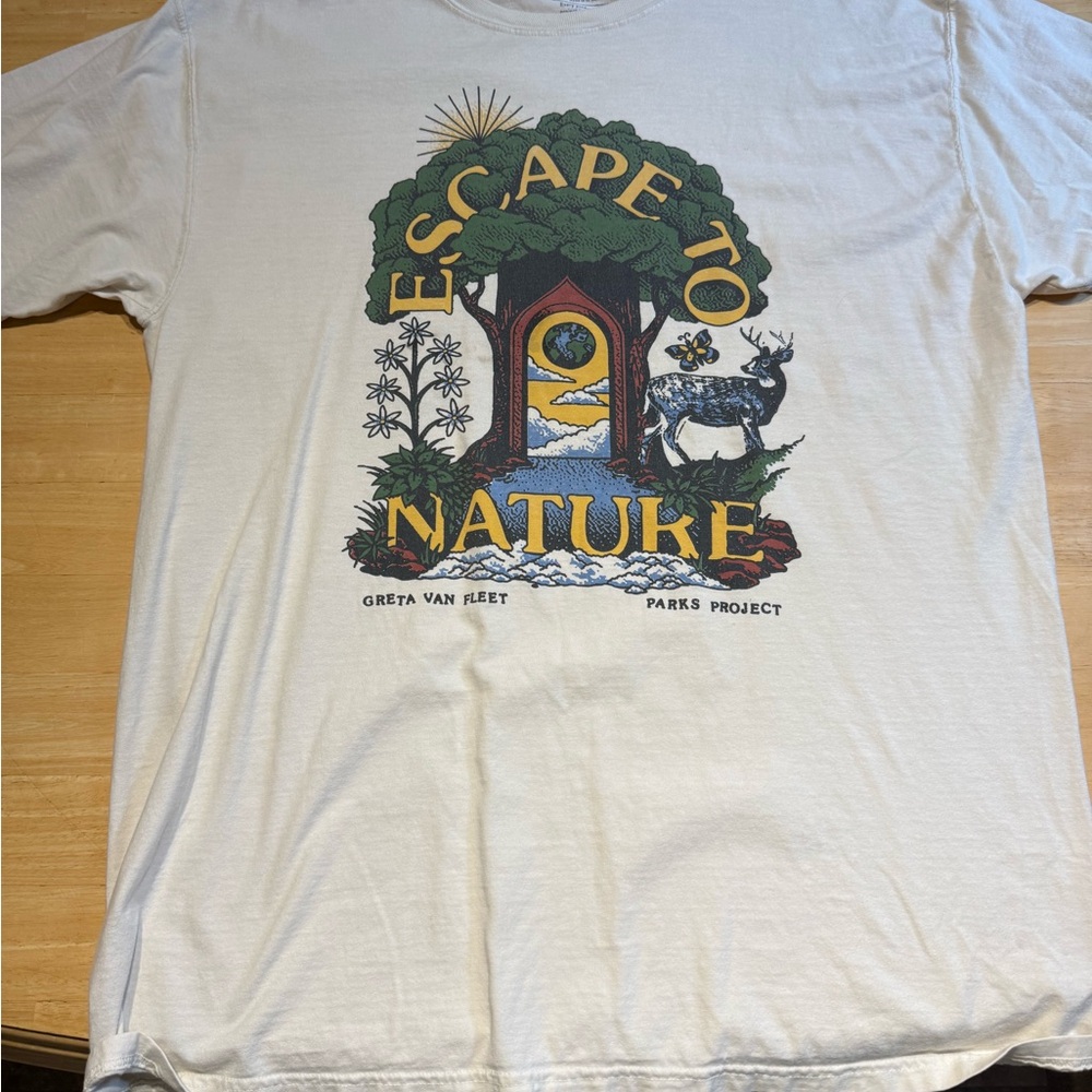 Greta Van Fleet x Parks Project graphic tee
